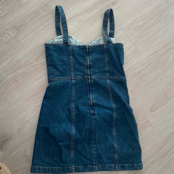 Nikki Bustier Denim Mini Dress - Picture 6 of 7